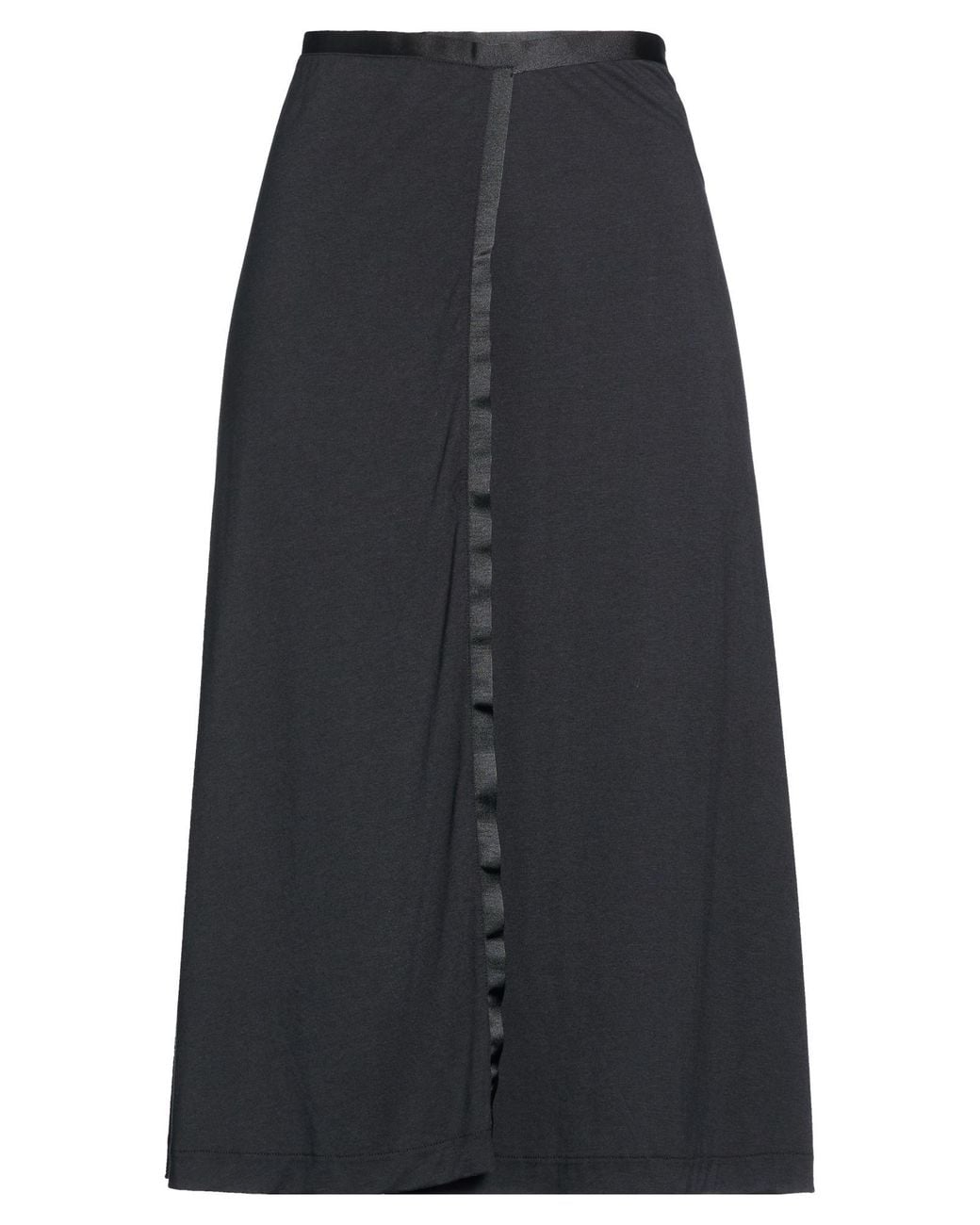 Majestic Filatures Blue Midi Skirt Lyocell, Organic Cotton