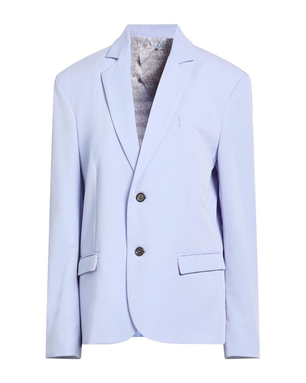 Imperial Blue Lilac Blazer Polyester, Viscose, Elastane for men