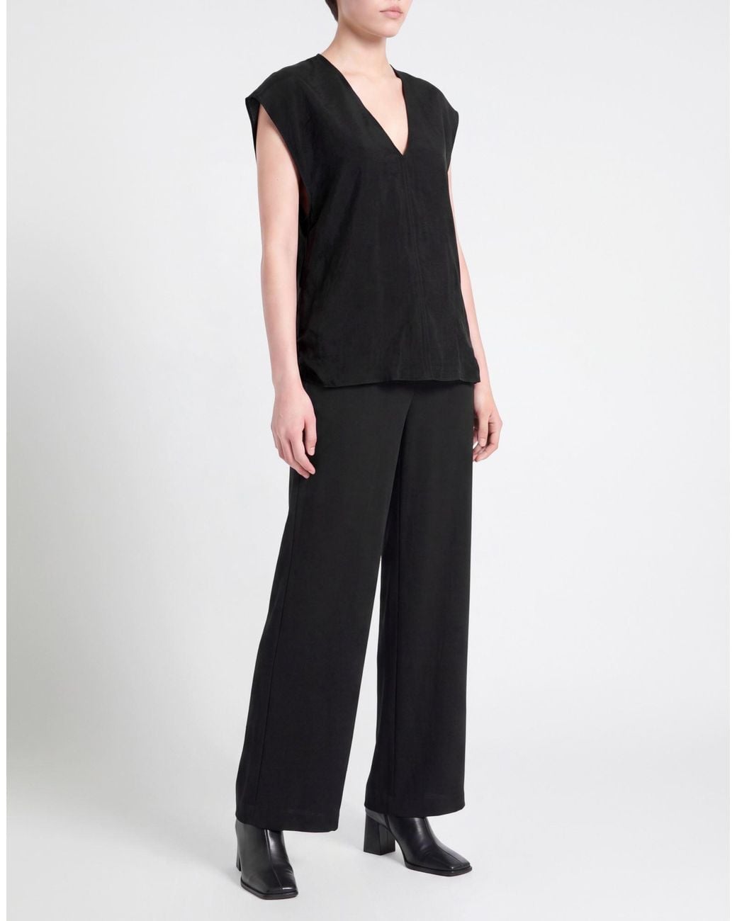 Alysi Black Top Modal, Polyester