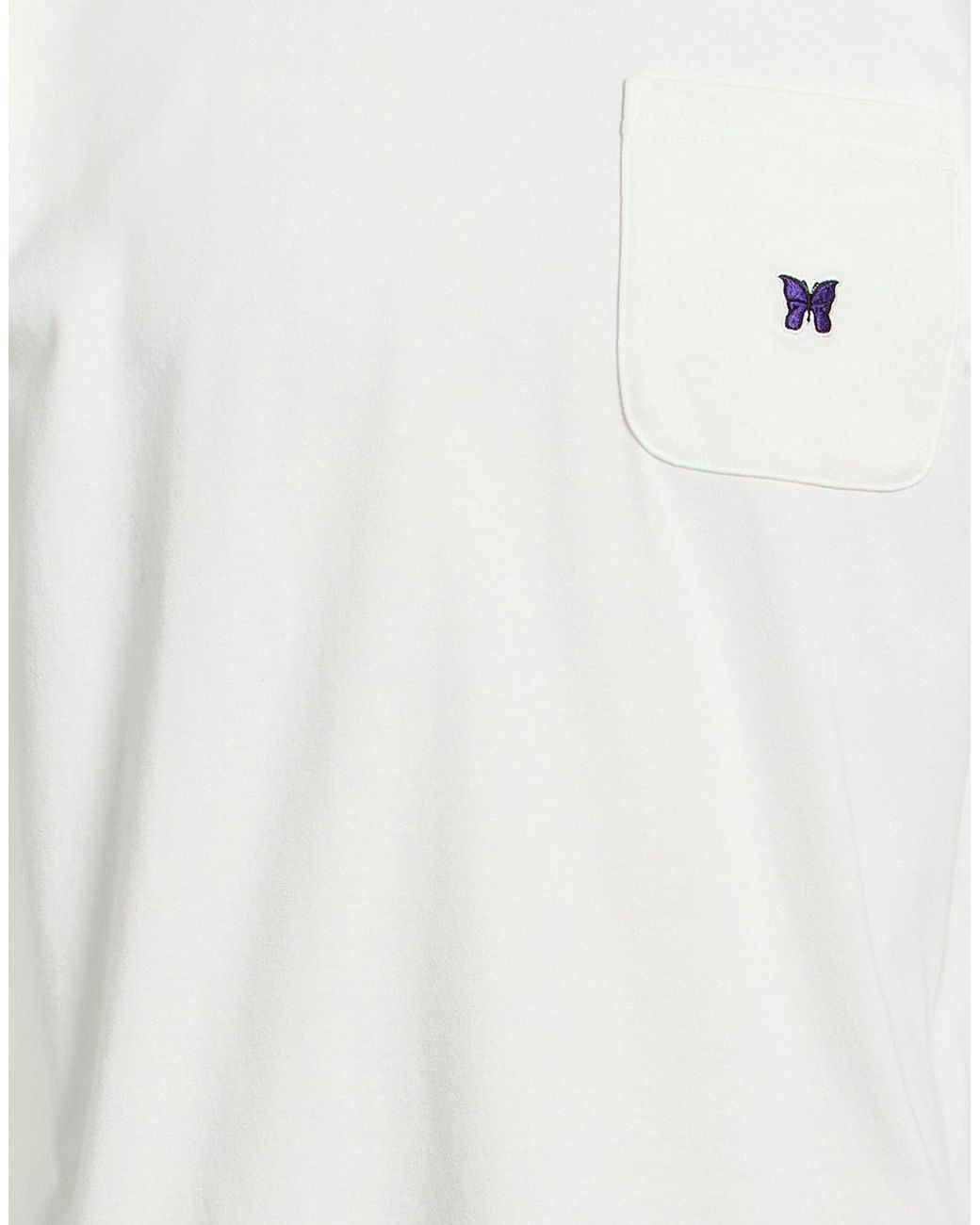 Needles White T-Shirt for men