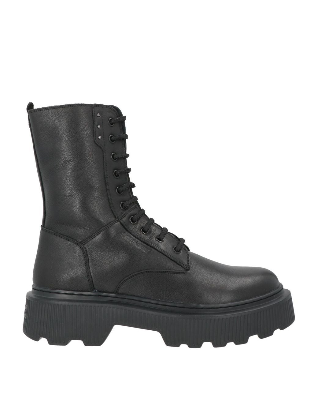 Janet & Janet Black Ankle Boots Leather