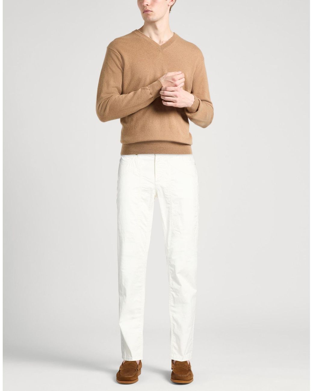 Jeckerson Hose in White für Herren