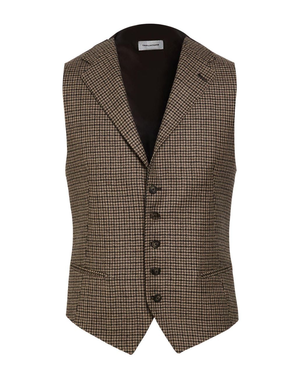 Tagliatore Green Tailored Vest Virgin Wool for men