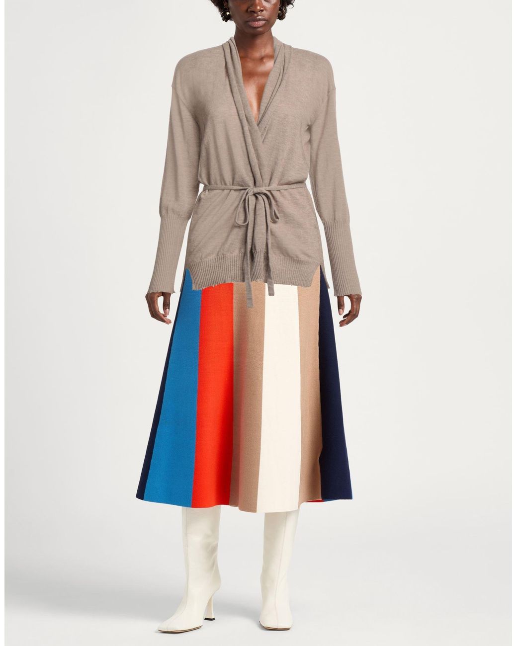 Zadig & Voltaire Brown Khaki Cardigan Cashmere
