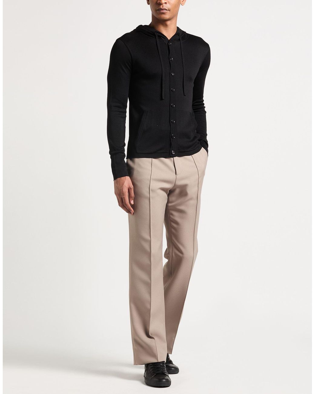 Dolce & Gabbana Black Cardigan Silk for men