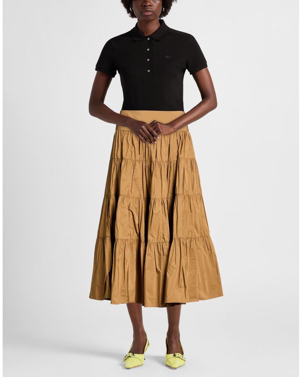 MAX&Co. Brown Midi Skirt