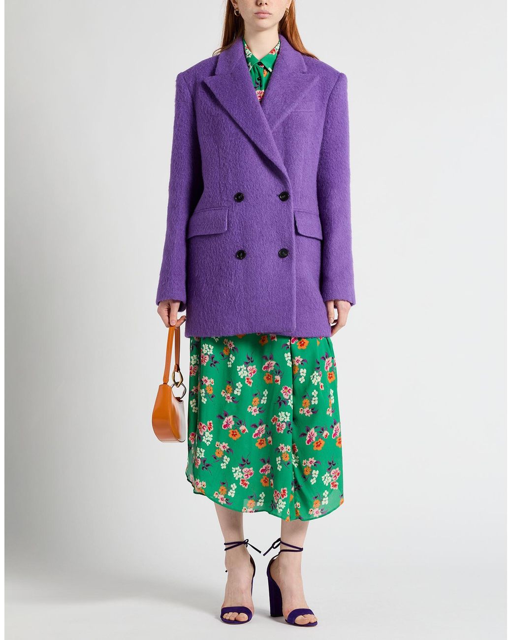 MSGM Purple Coat