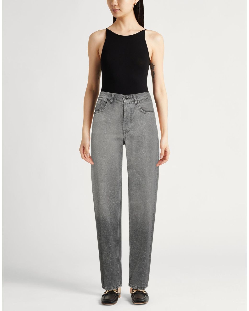 Liu Jo Gray Jeans Cotton