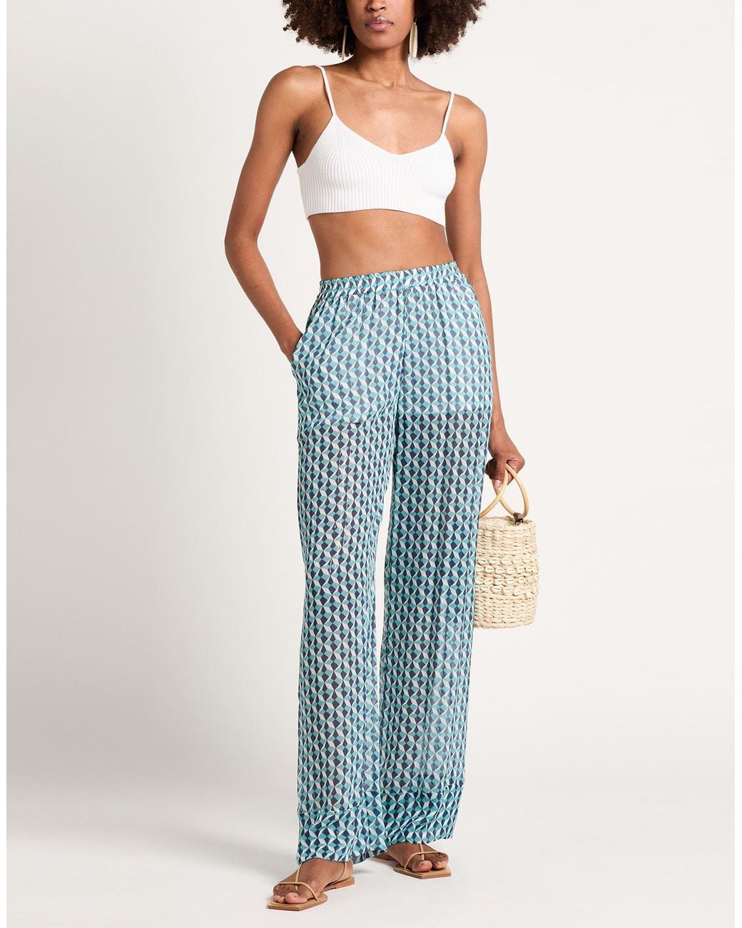 Fisico Blue Pants