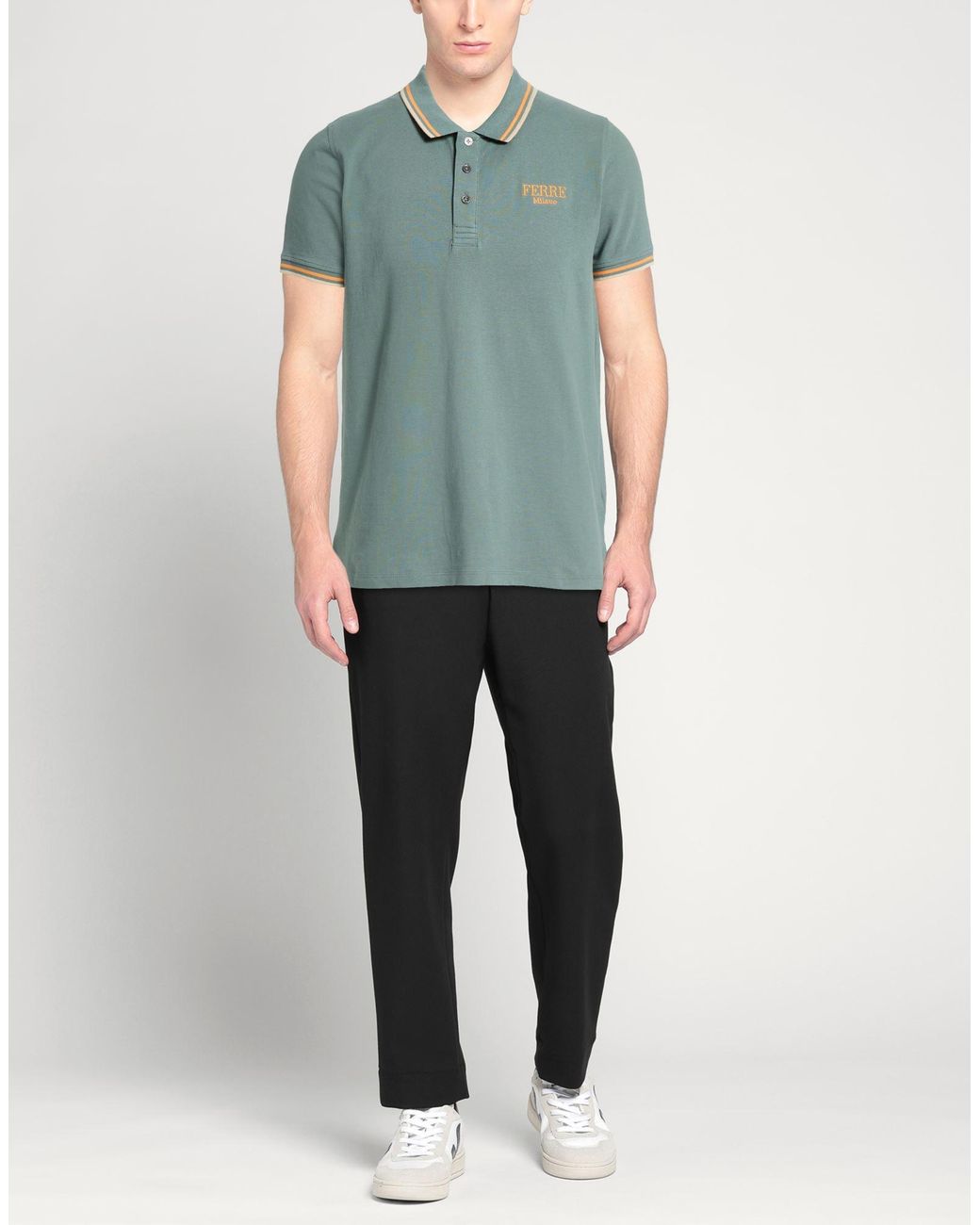Polo Ferré pour homme en coloris Green