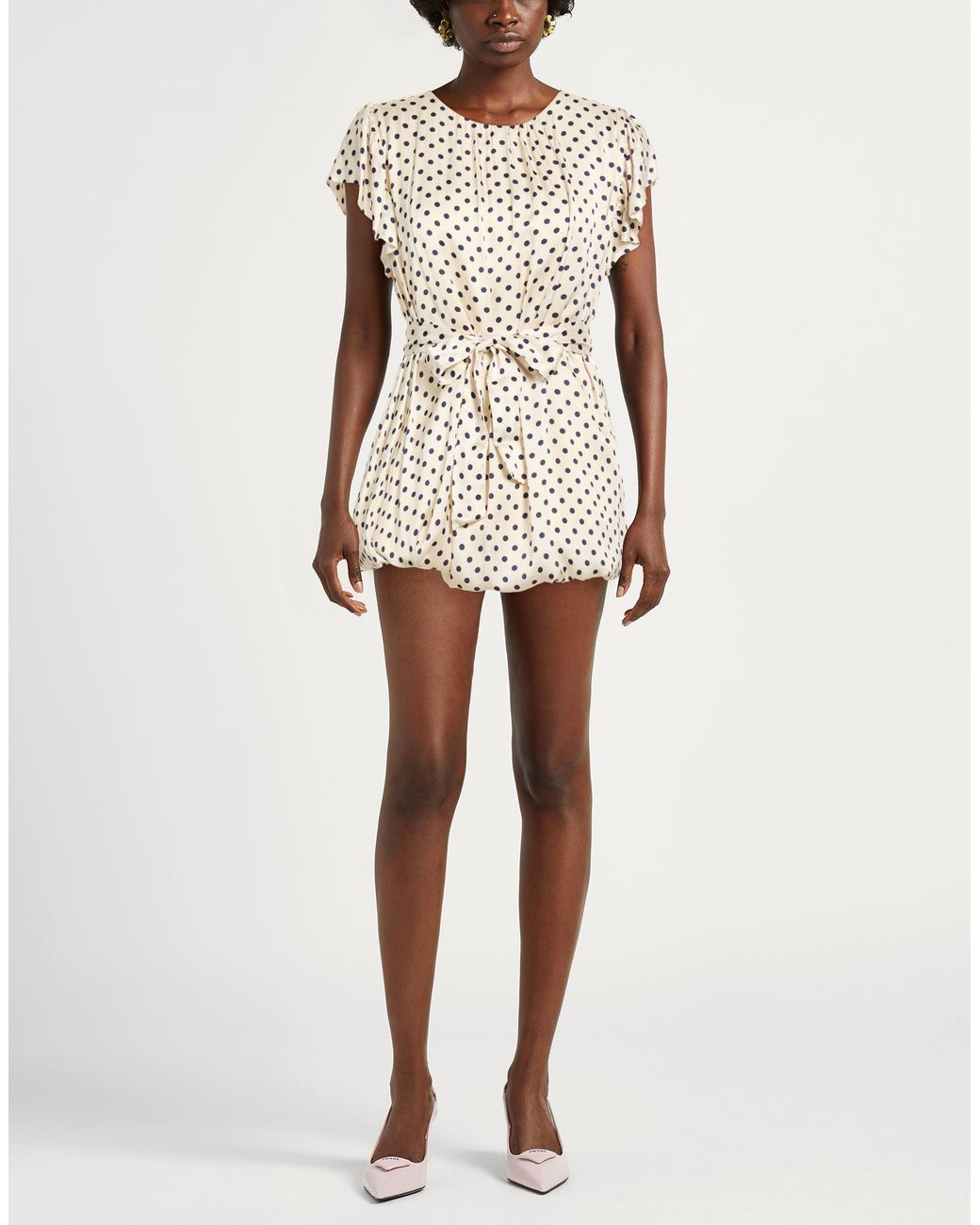 Kaos Natural Mini Dress Viscose
