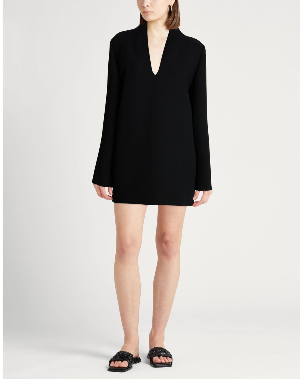 Khaite Black Mini Dress