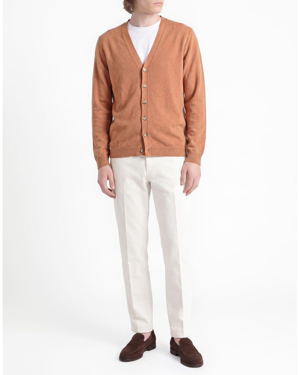 Daniele Fiesoli Multicolor Cardigan Wool, Cashmere for men