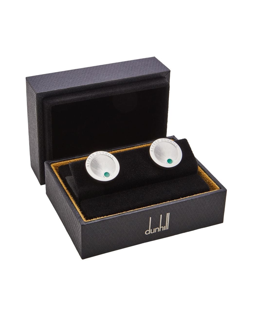 Dunhill Metallic Cufflinks And Tie Clips for men
