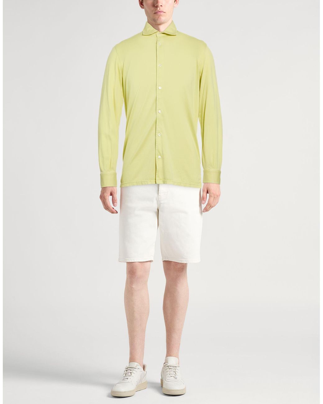 Fedeli Yellow Shirt for men