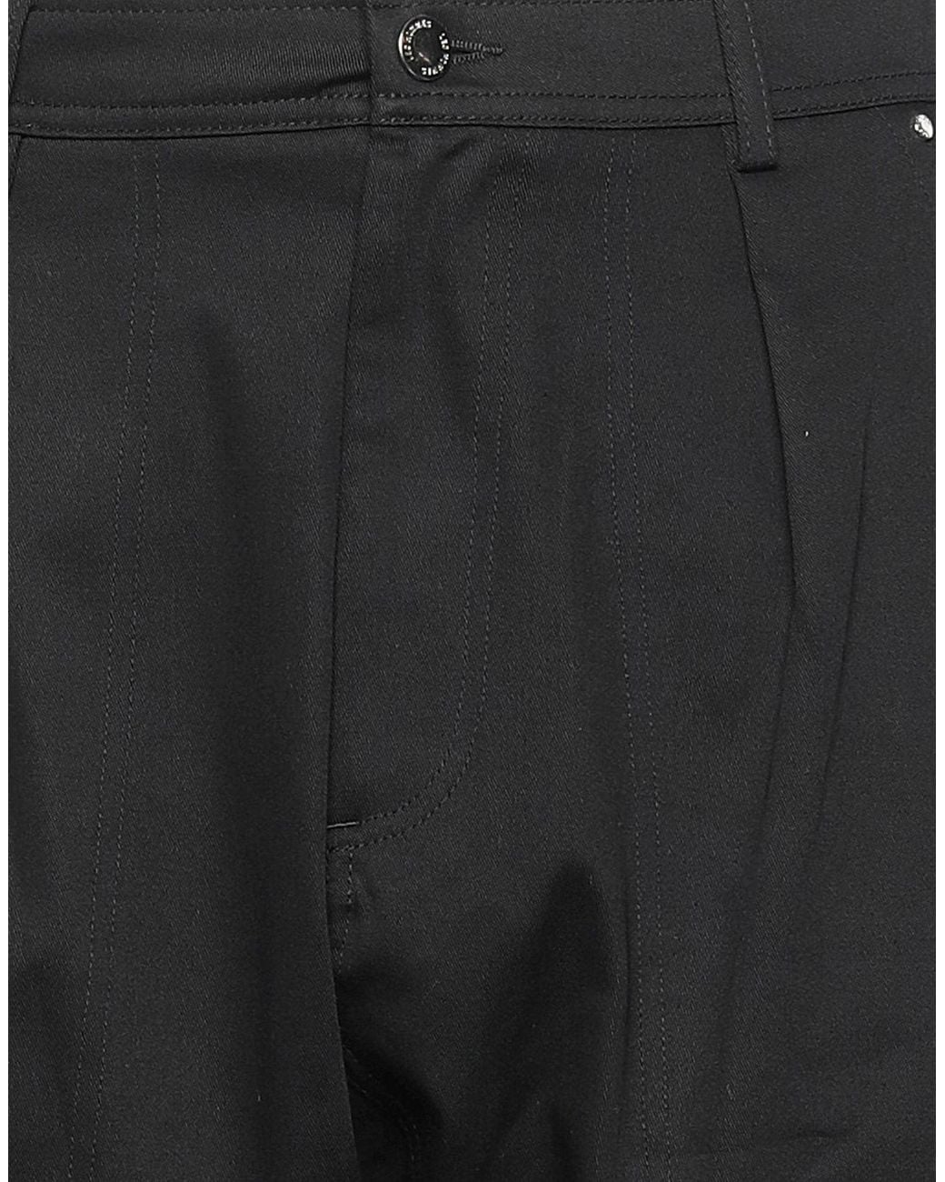 Les Hommes Black Pants for men