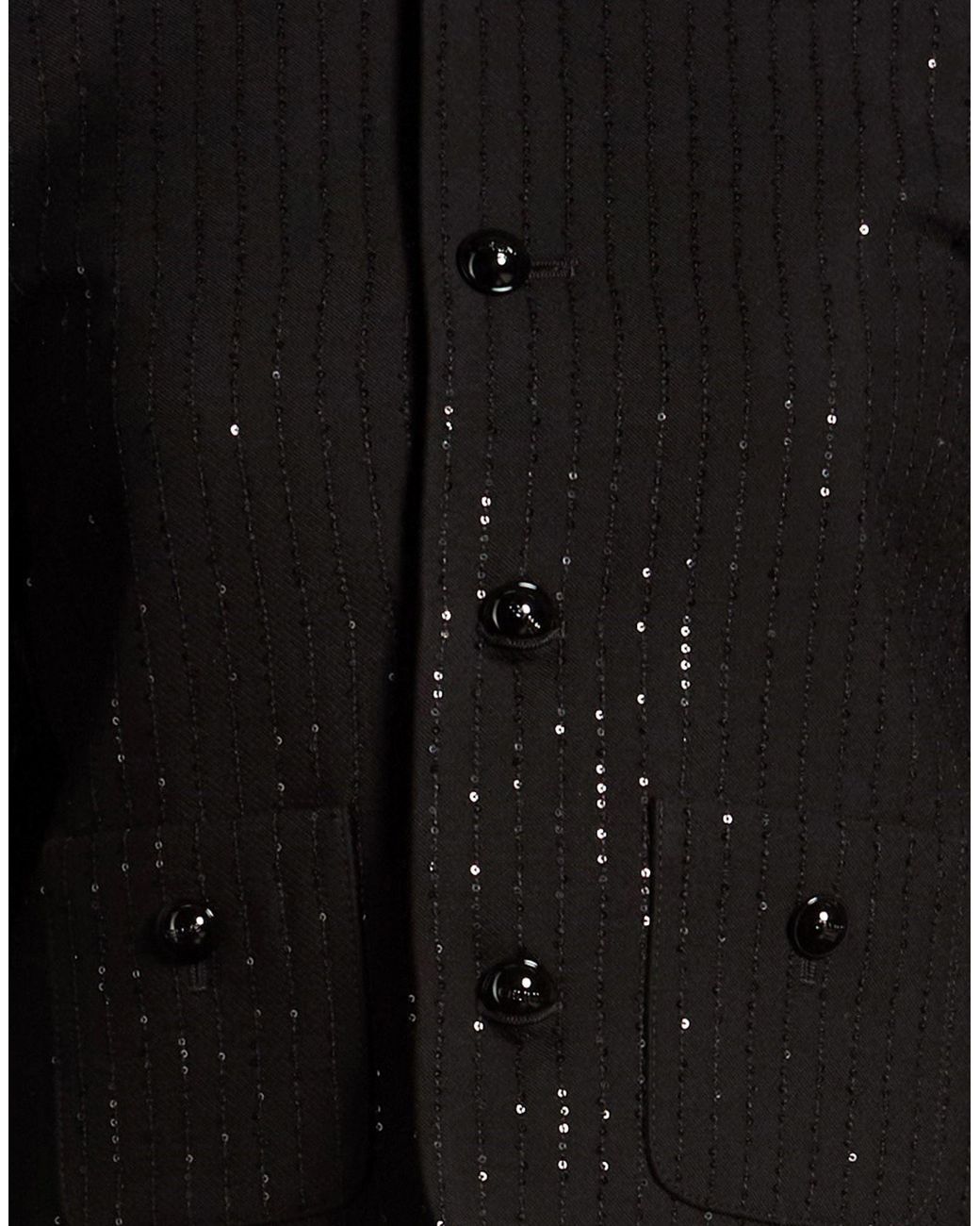 Céline Black Jacket Wool, Polyamide, Polyester