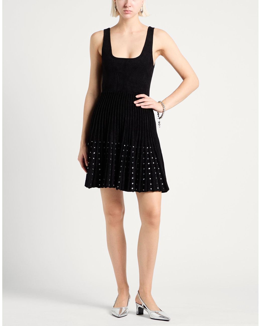 Sandro Black Mini-Kleid