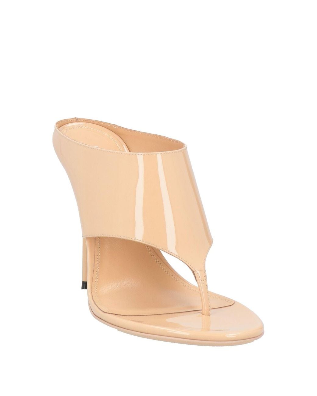 Paris Texas White Thong Sandal Synthetic Material