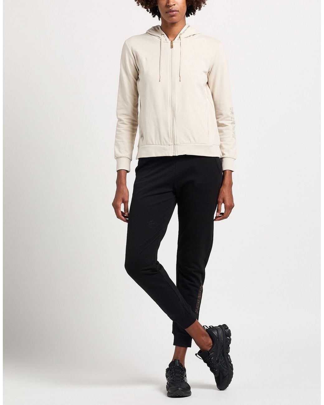 Freddy White Tracksuit Cotton, Elastane