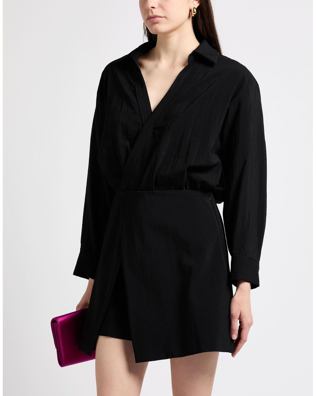 Maje Black Playsuit Viscose, Polyamide