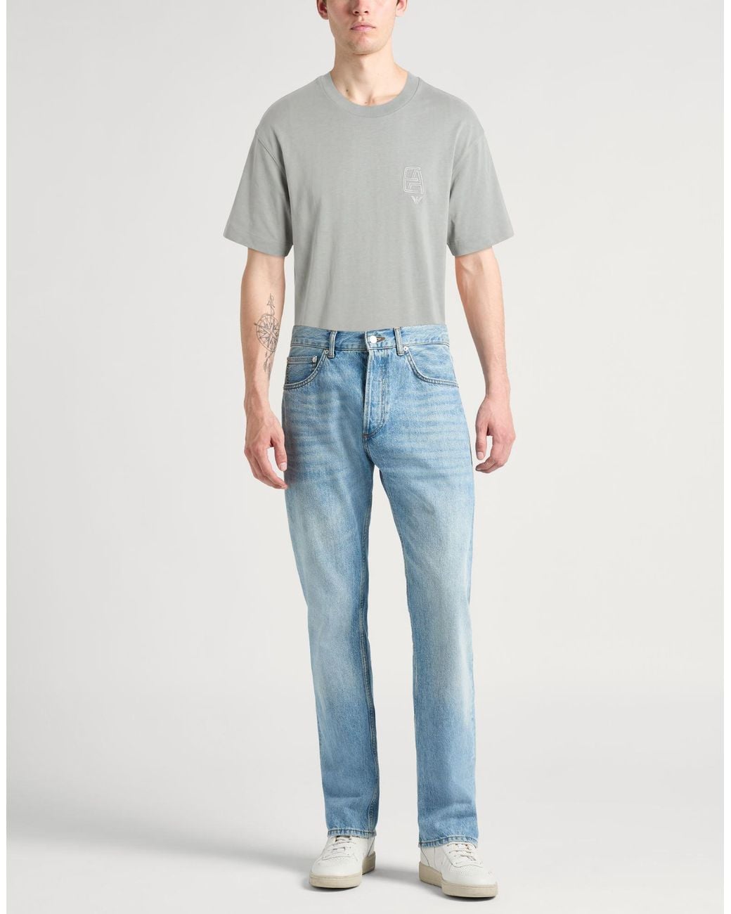 Emporio Armani Gray T-Shirt for men