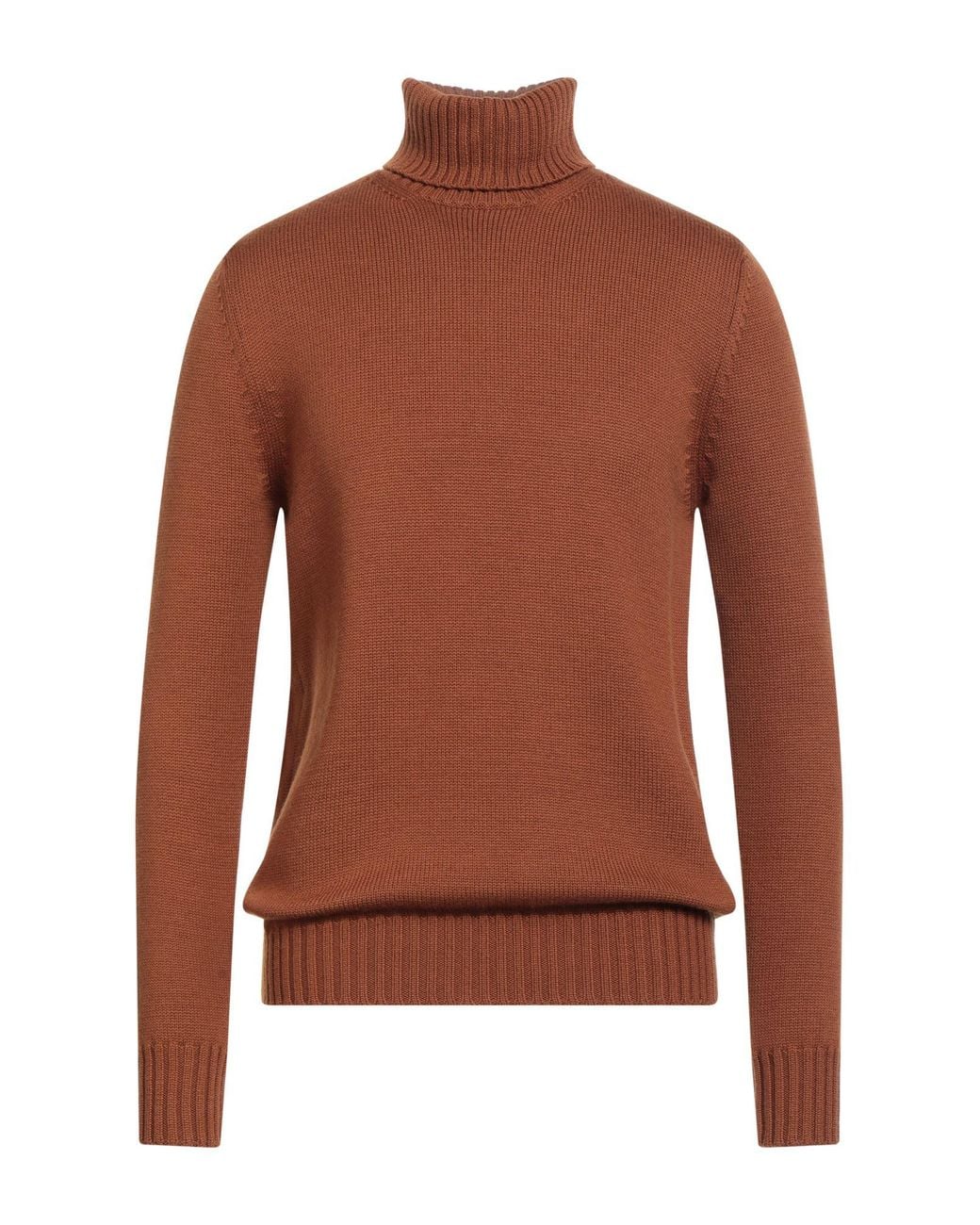 Alpha Studio Brown Turtleneck for men