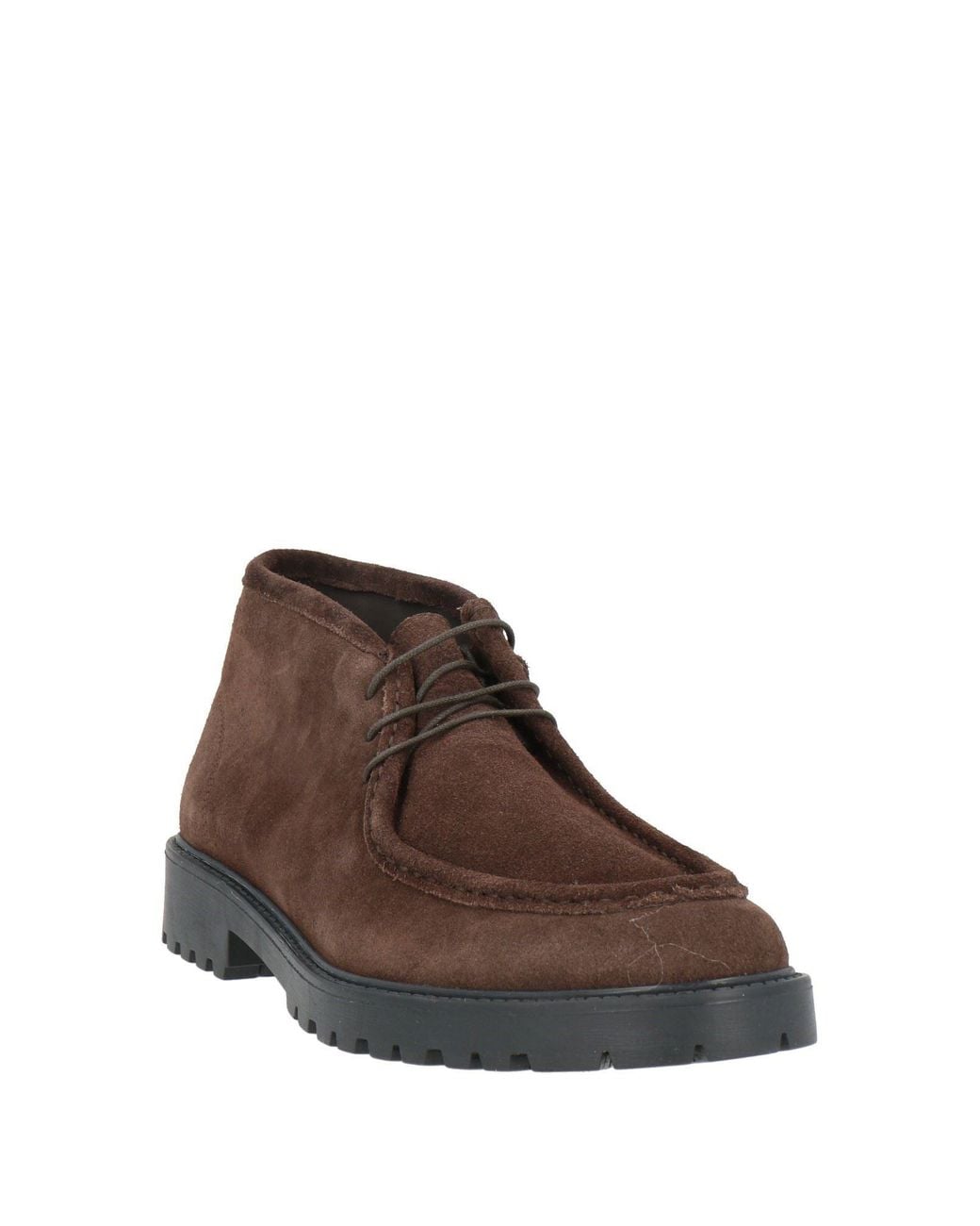 Andrea Ventura Firenze Brown Dark Ankle Boots Leather for men