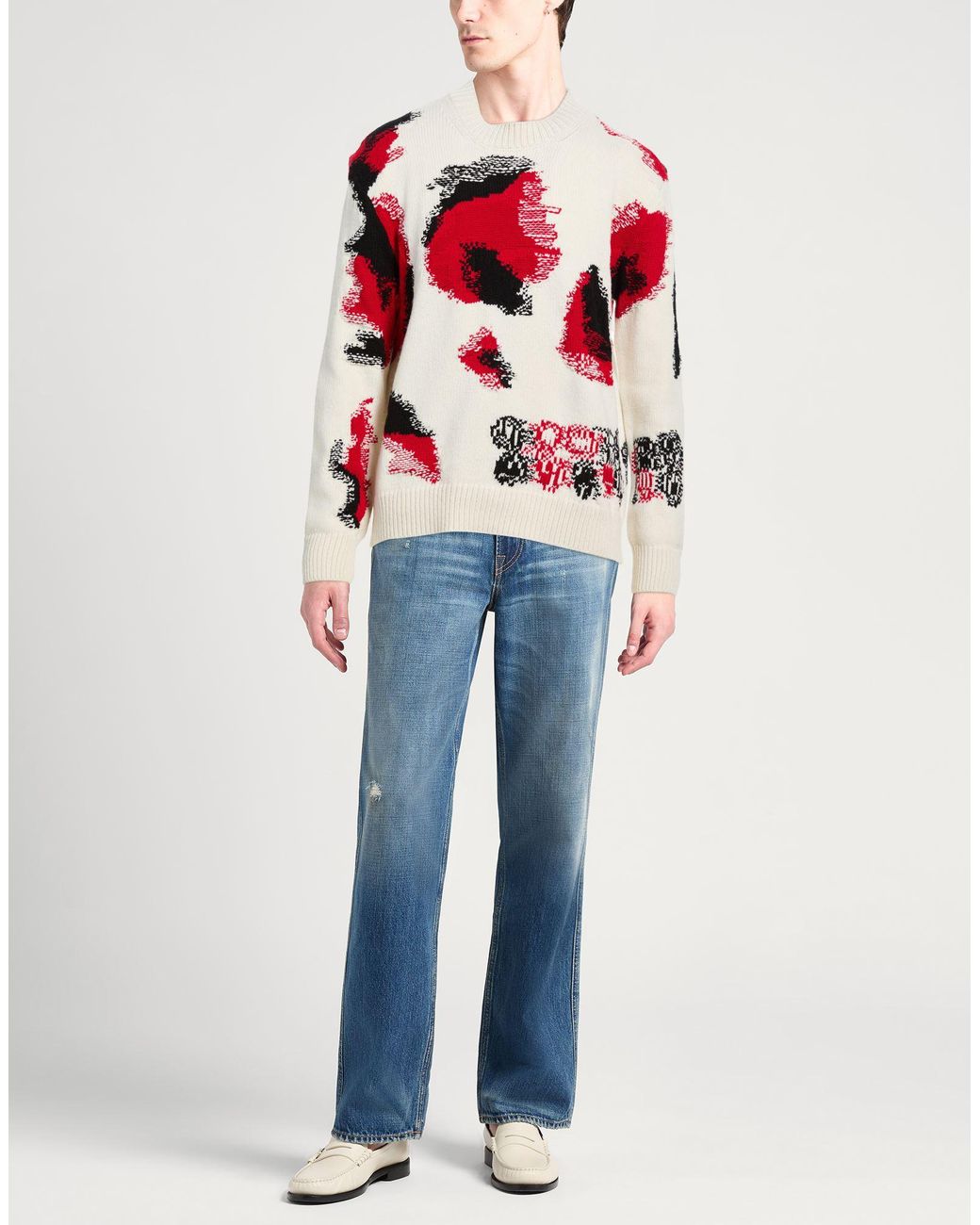 Pullover McQueen pour homme en coloris Red