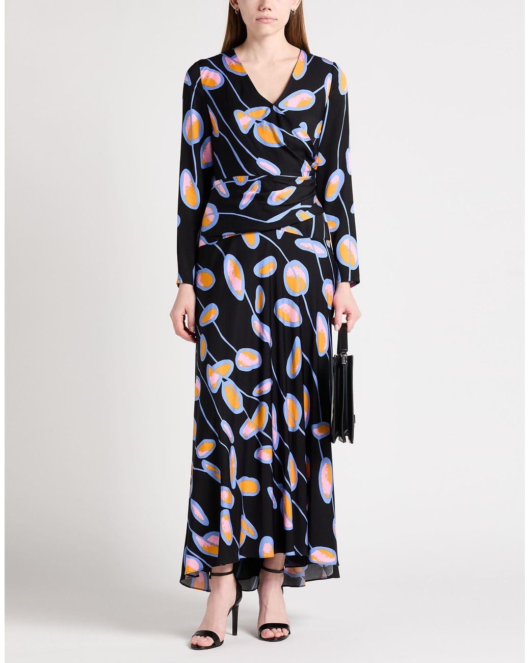 Diane von Furstenberg Blue Maxi Dress