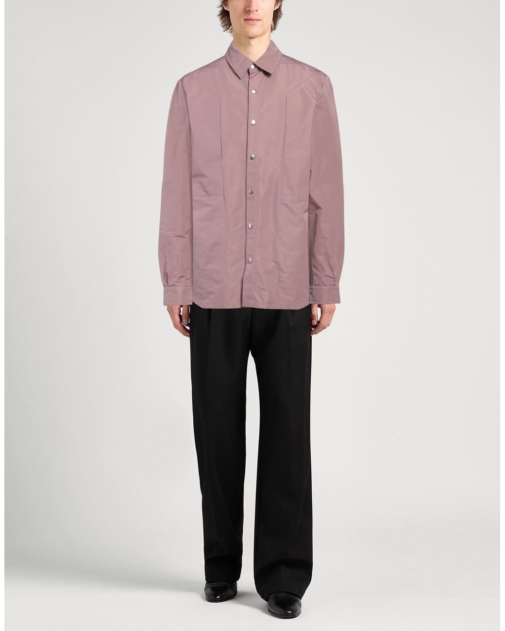 Rick Owens Pink Antique Rose Jacket Polyester for men