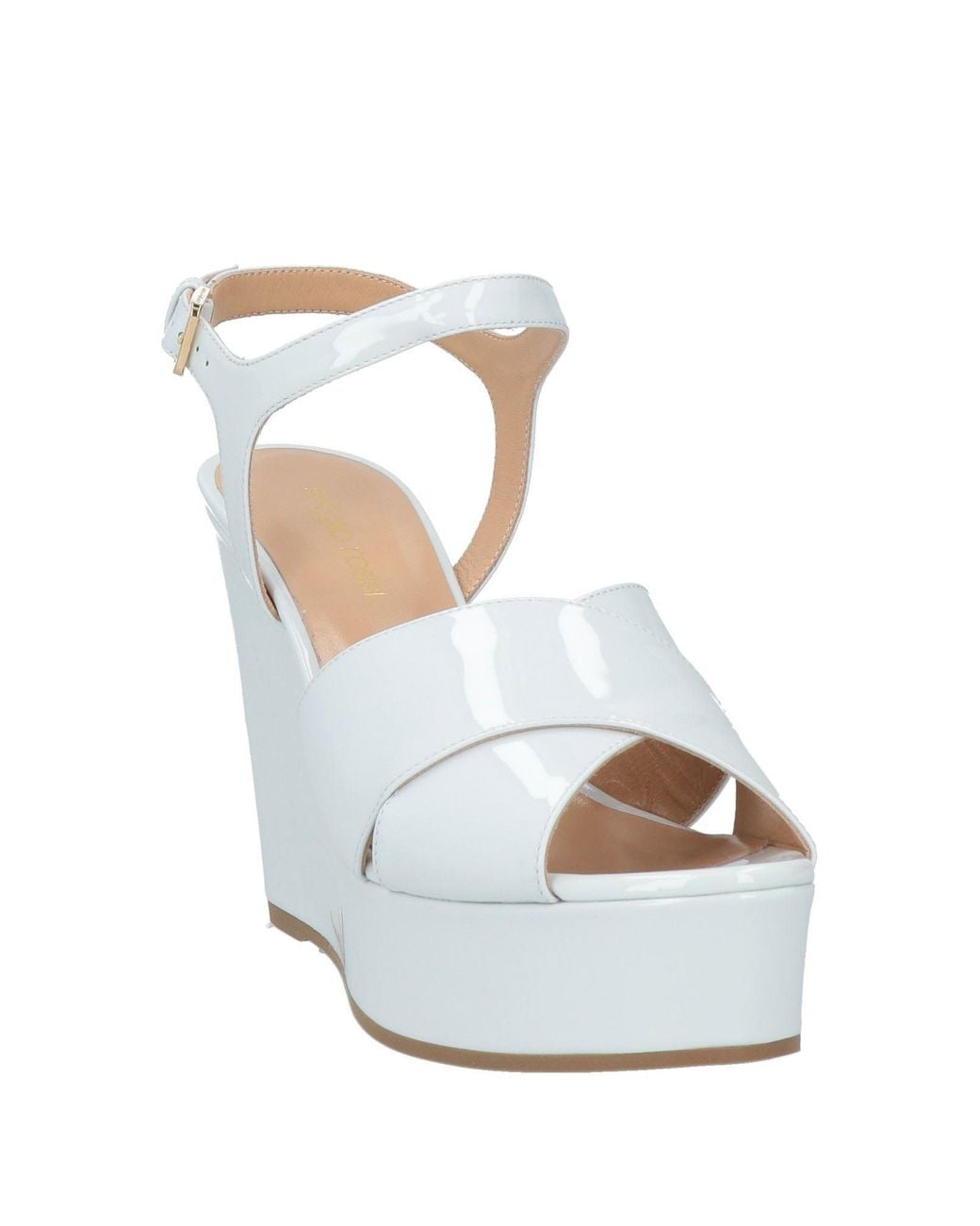 Sergio Rossi White Sky Sandals Leather