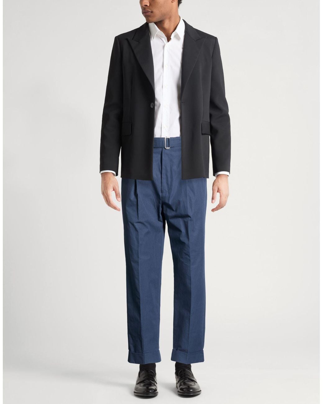 Officine Generale Blue Trouser for men