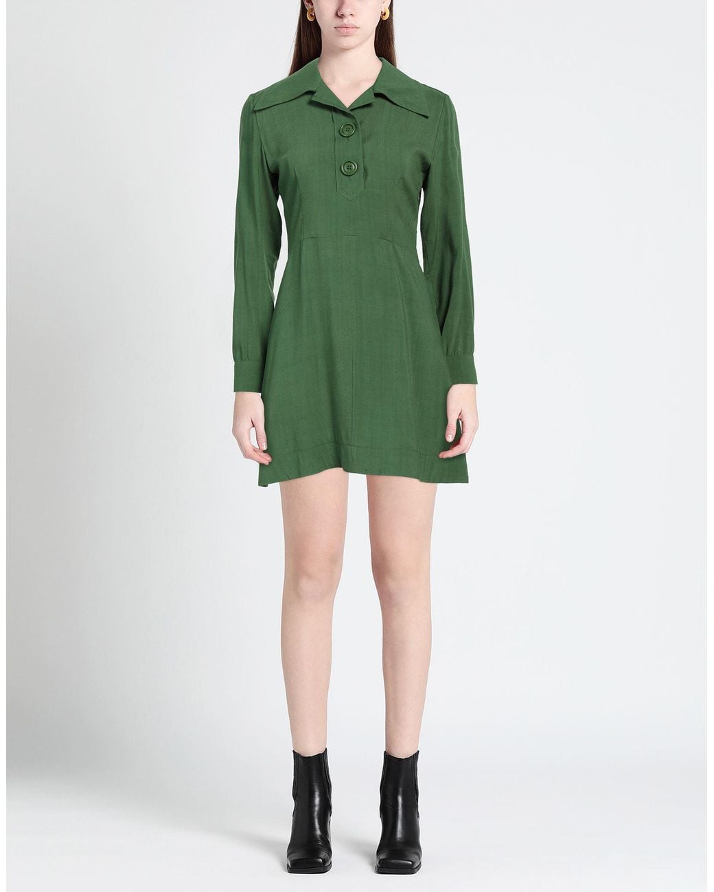 AMI Green Mini Dress