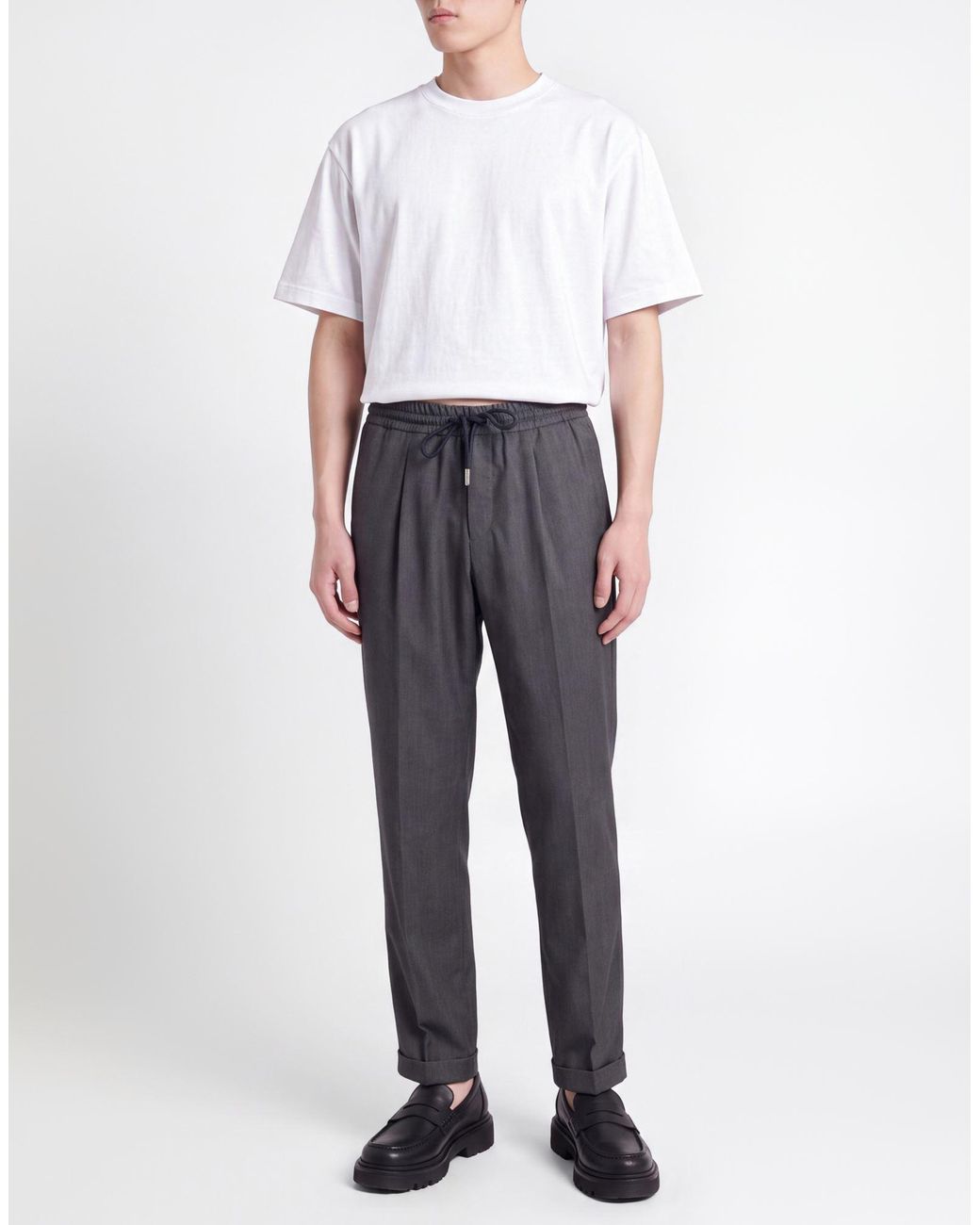 Pantalone di Fedeli in Gray da Uomo