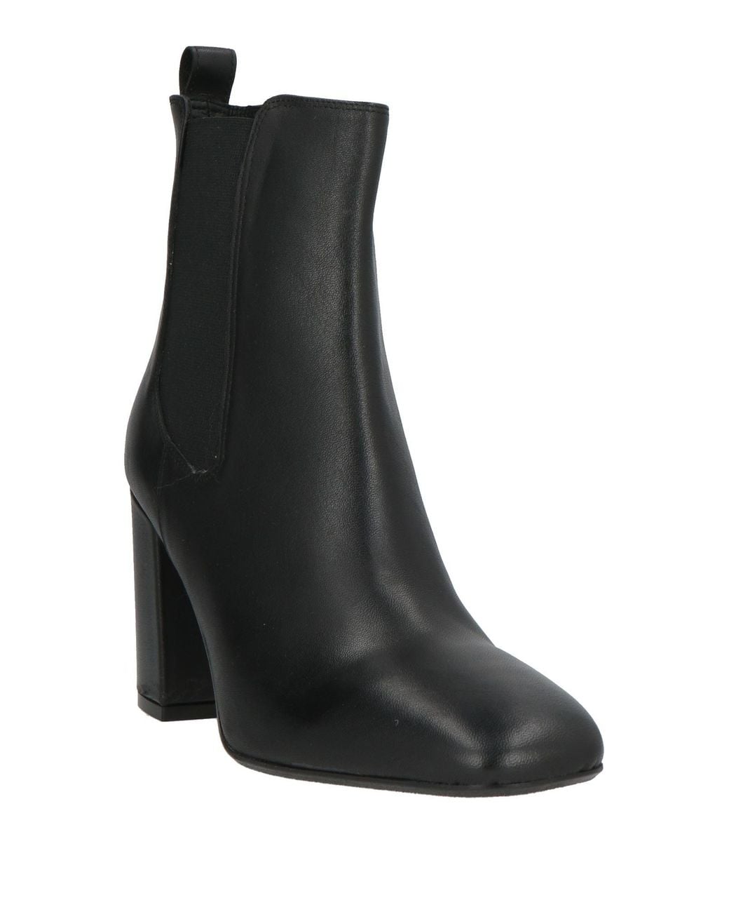 Carmens Black Ankle Boots Leather