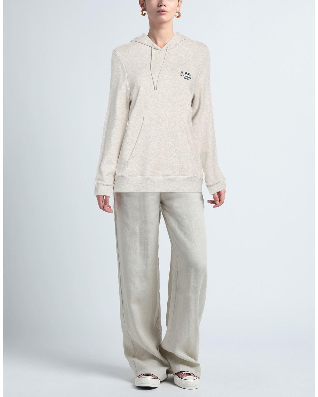 A.P.C. White Sweatshirt