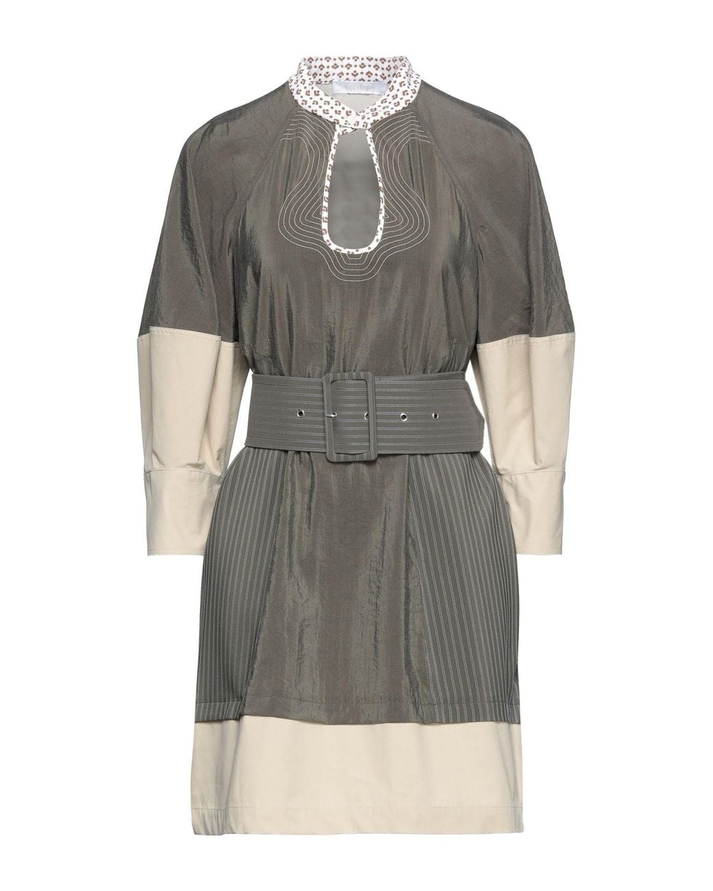Robe courte Chloé en coloris Gray