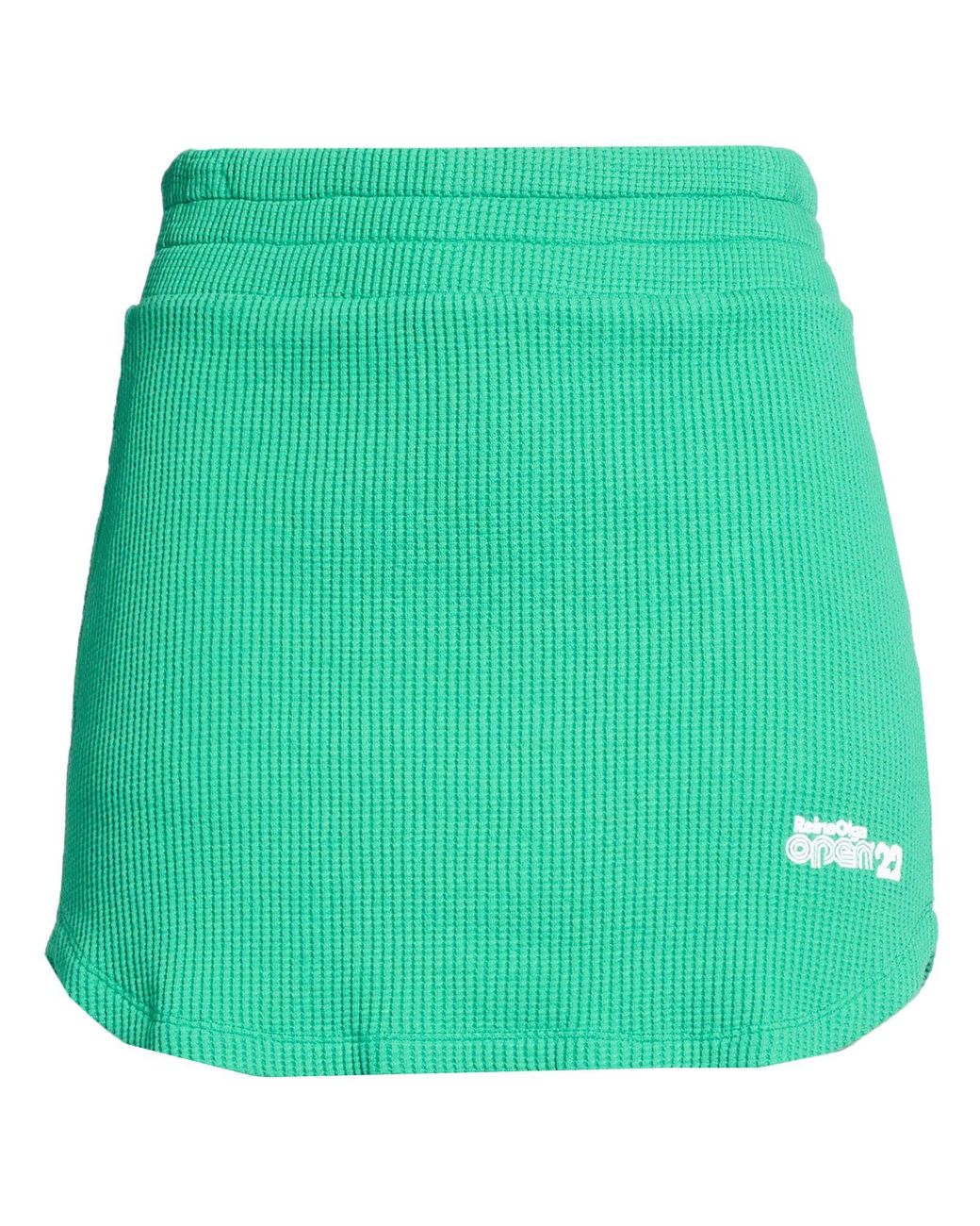 Reina Olga Green Mini Skirt Cotton