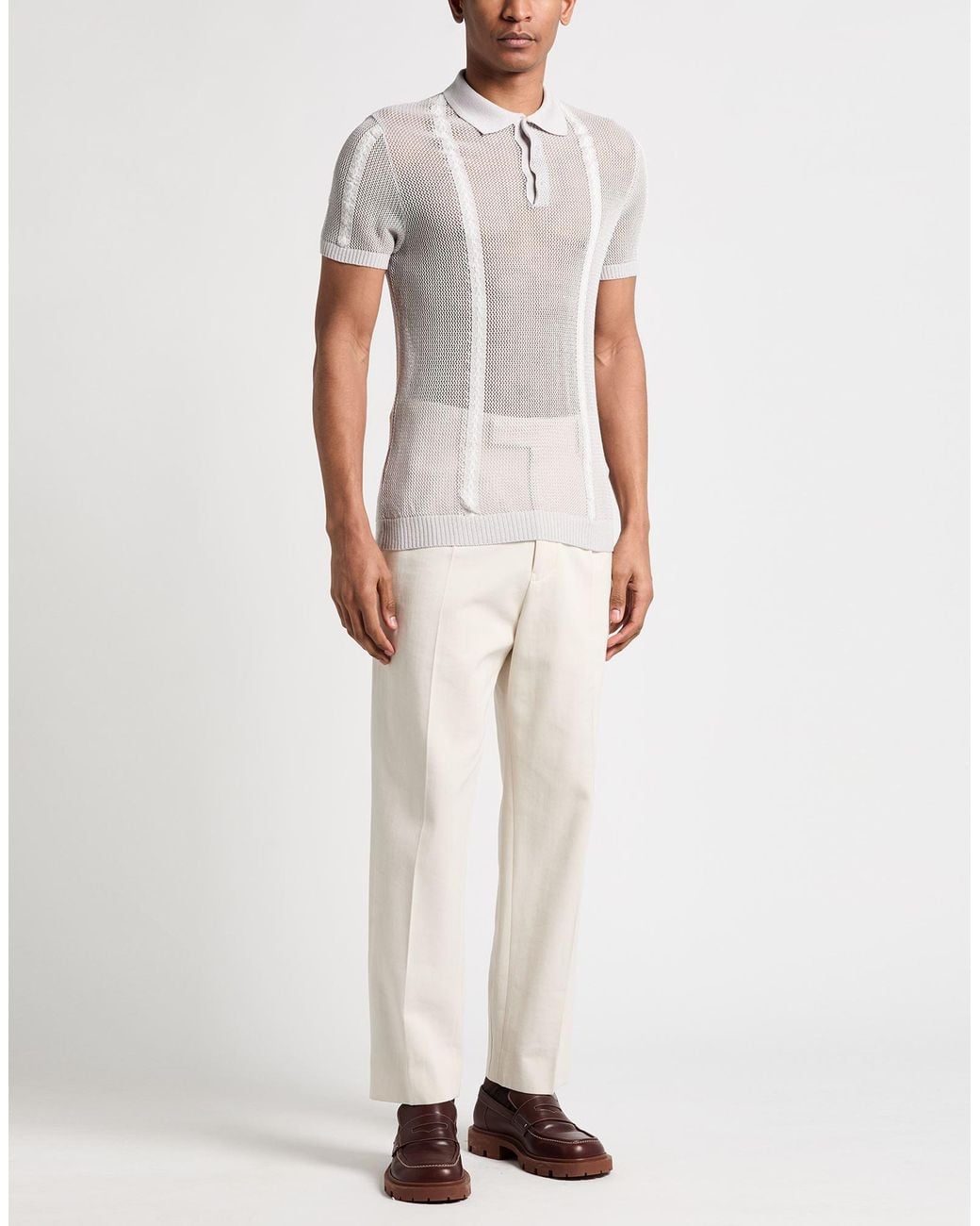 OVER/D White Polo Shirts for men