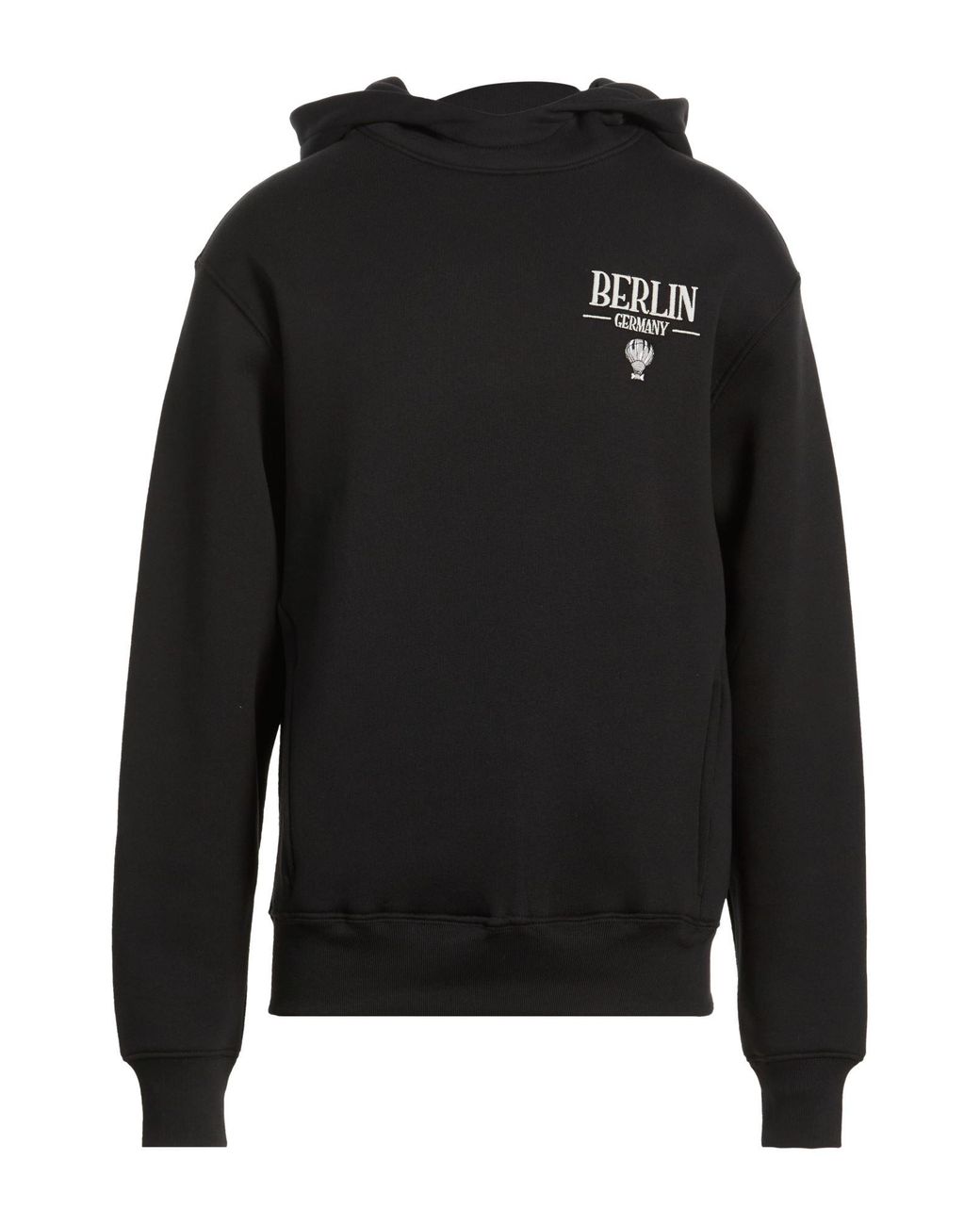 Alpha Industries Black Sweatshirt Cotton, Polyester for men