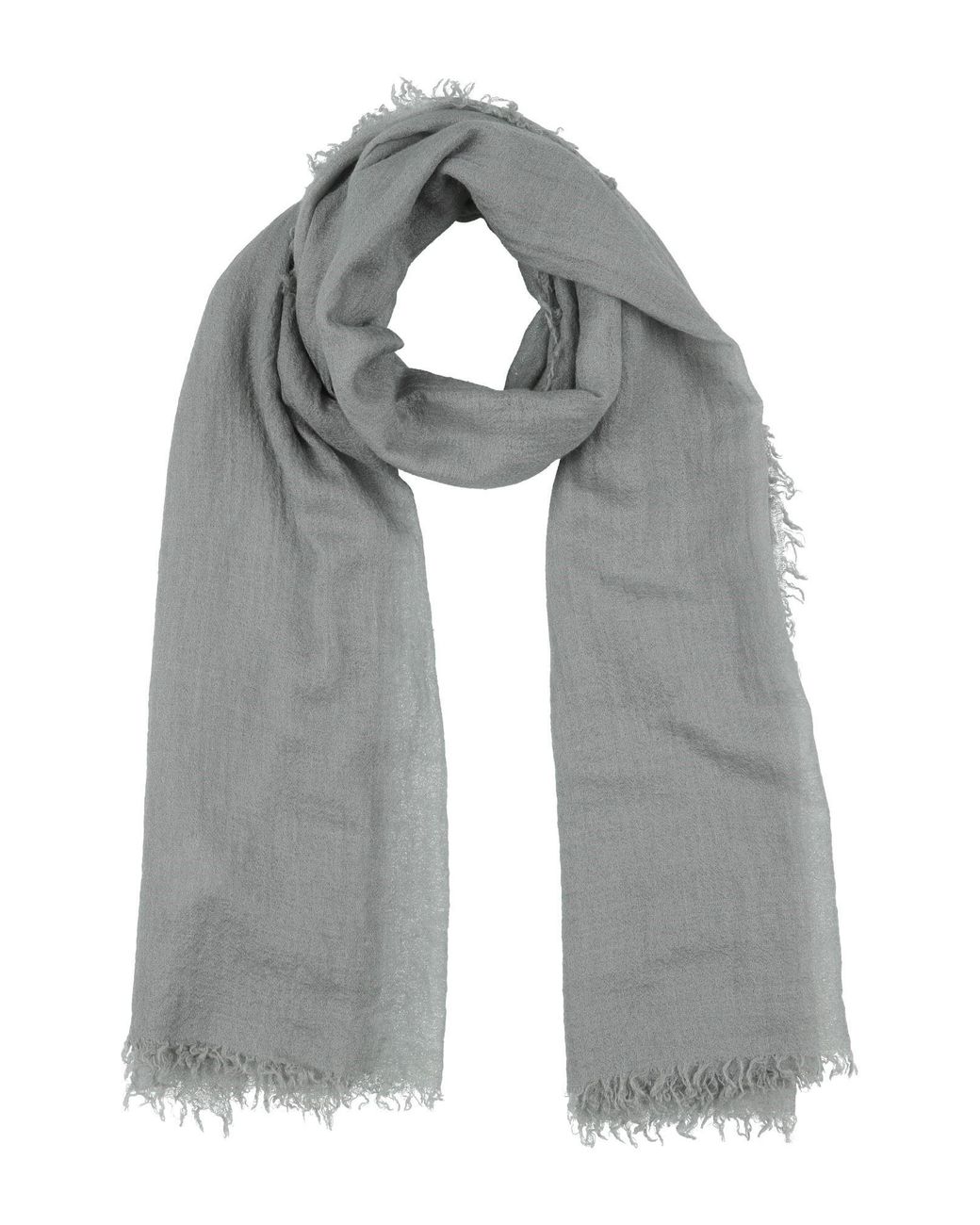 Rick Owens Gray Scarf for men