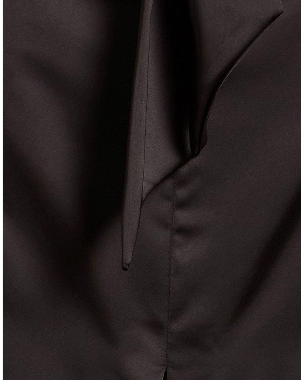 Imperial Black Maxi Dress Polyester