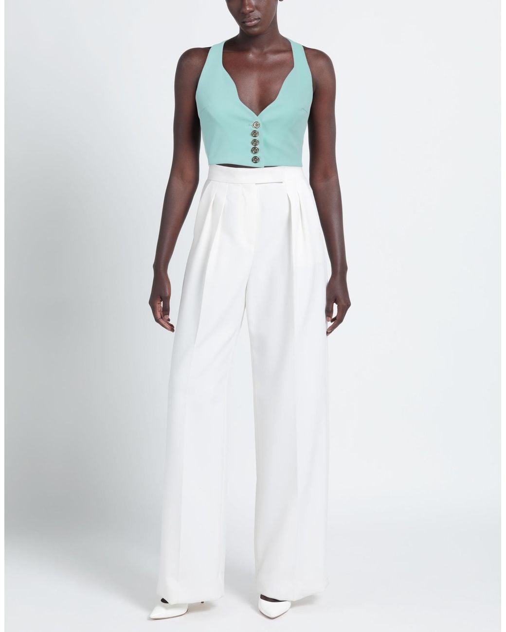 Top Pinko en coloris Blue