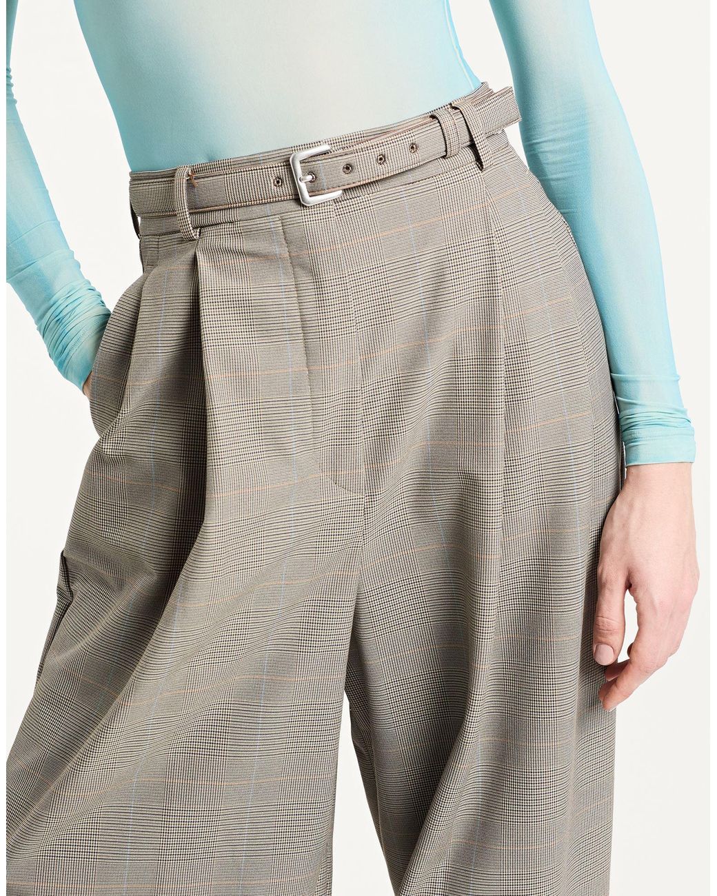 Sportmax Gray Pants Polyamide, Viscose, Elastane