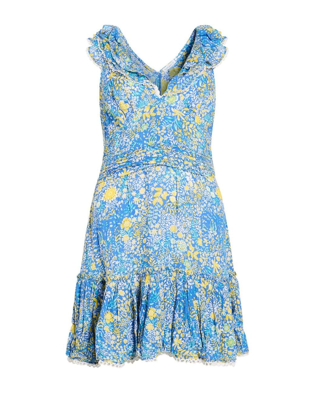 Poupette Blue Light Mini Dress Viscose