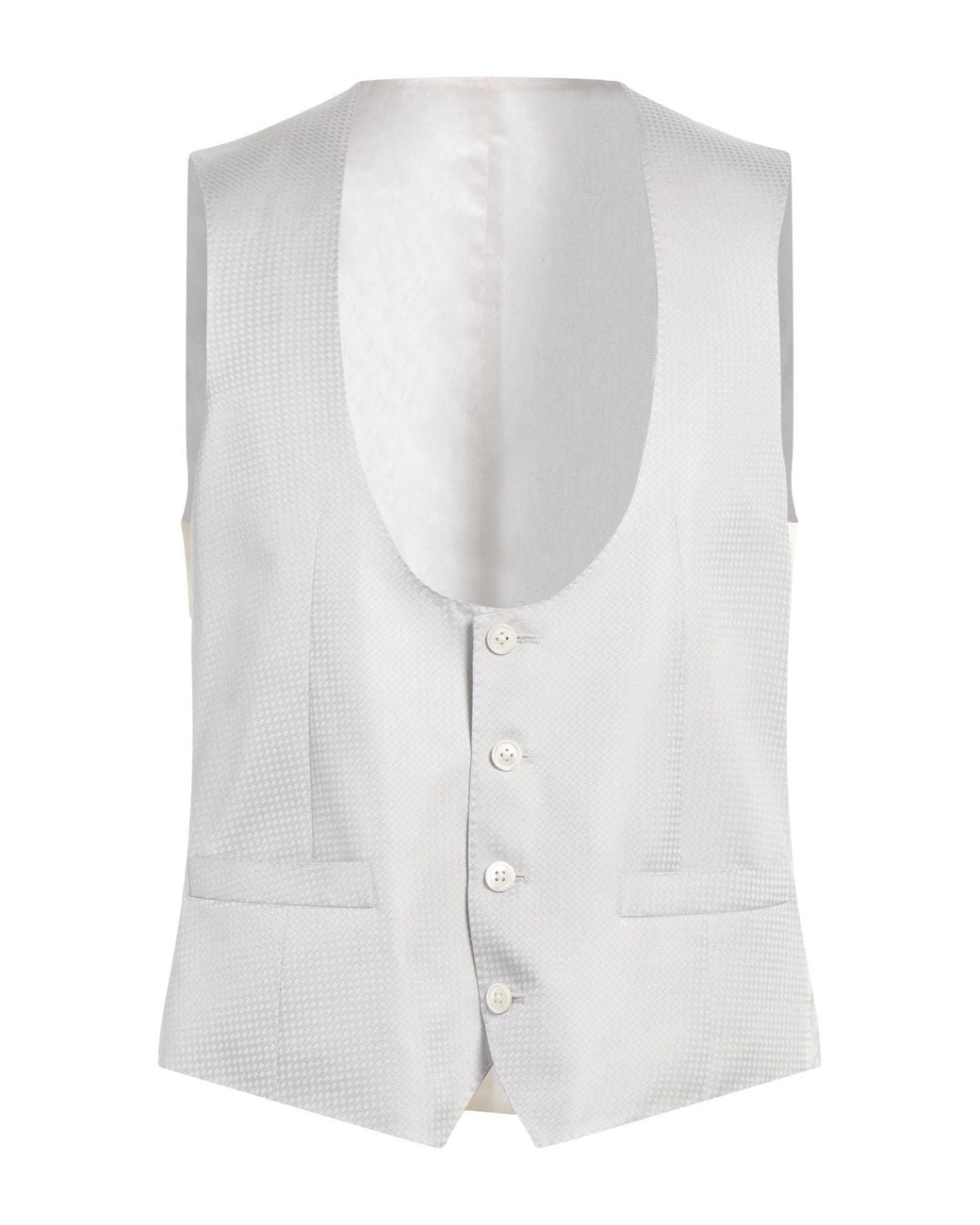 Corneliani White Waistcoat for men