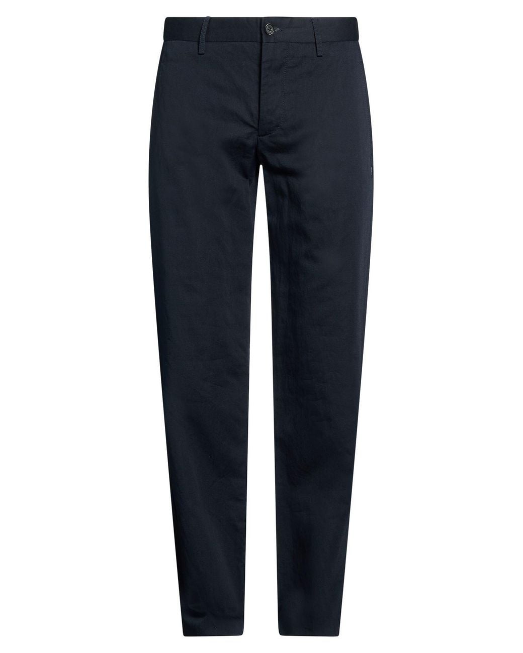 Bikkembergs Blue Midnight Pants Cotton, Linen for men