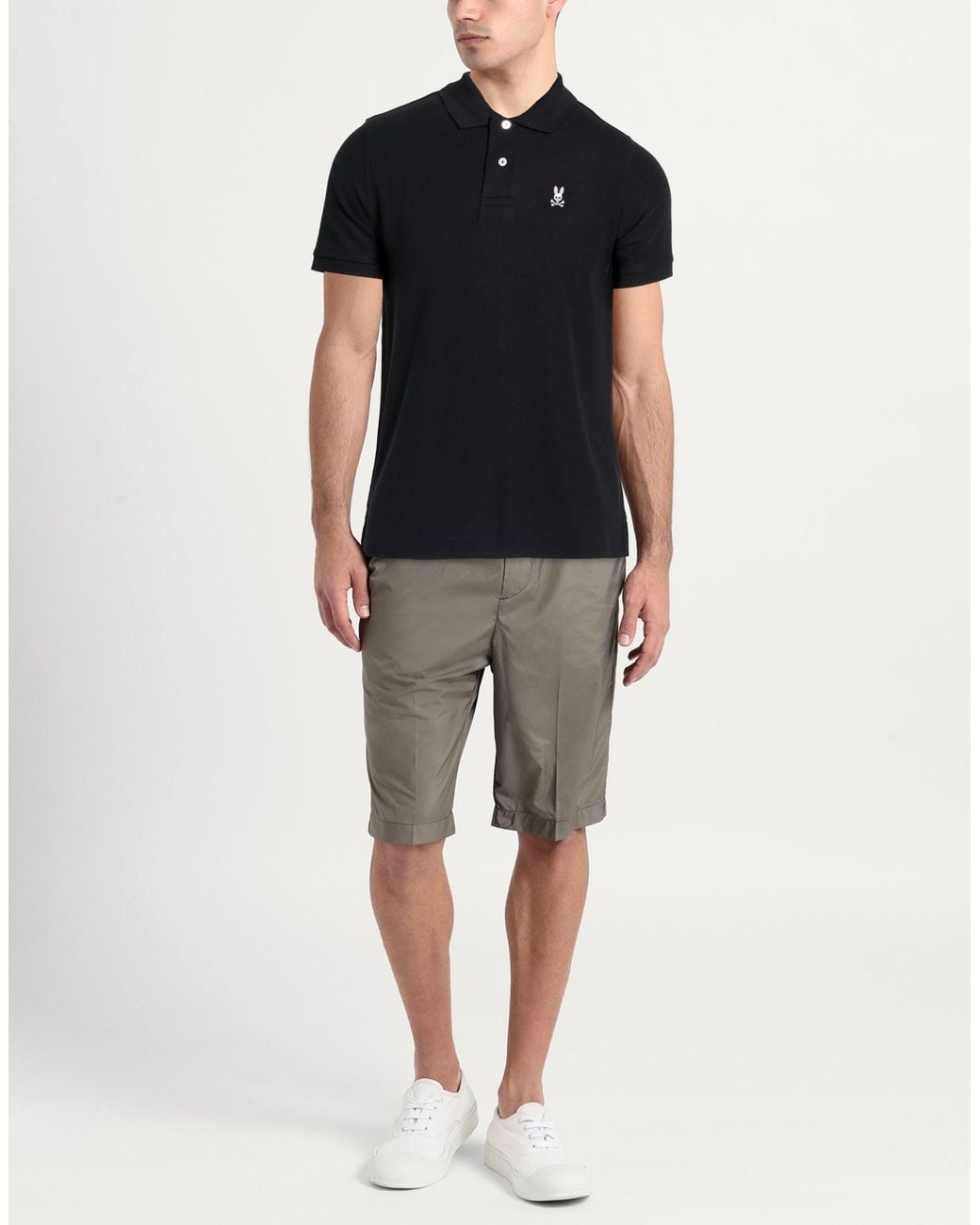 Psycho Bunny Black Polo Shirts for men