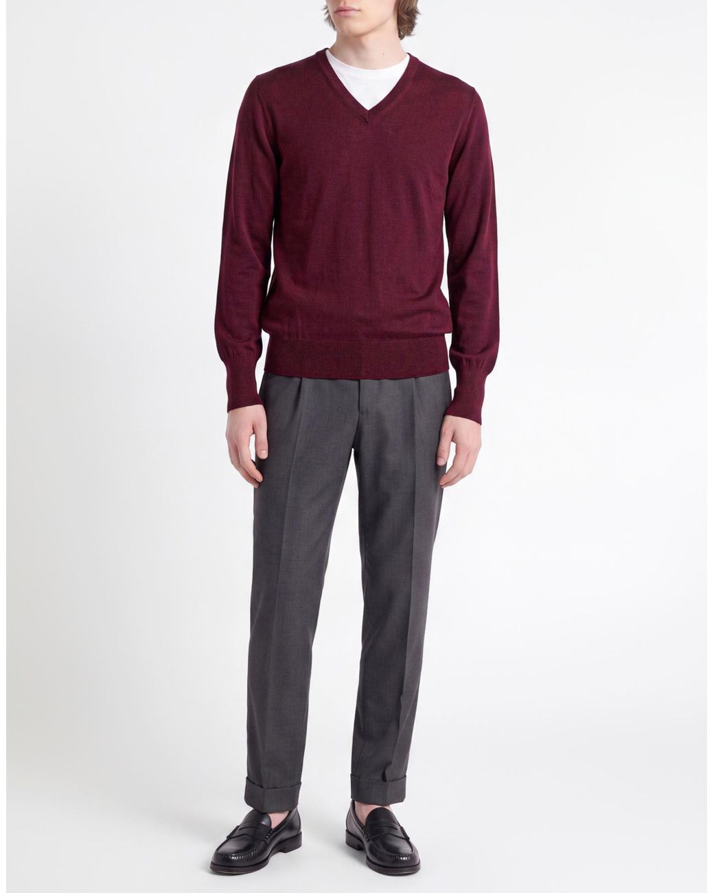 Alpha Studio Red Sweaters for men